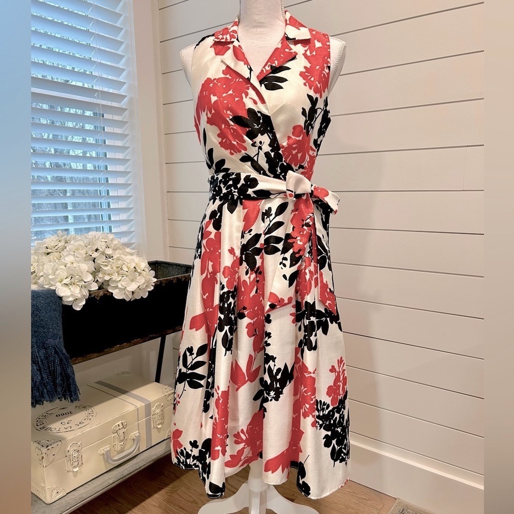 Jessica Howard Faux Wrap Dress
